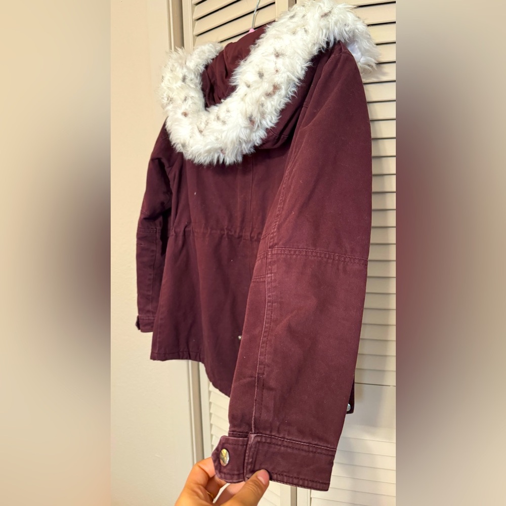 jacket dark red